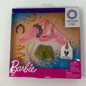 NEW Barbie Fashion Pack Doll Clothes 2020 Tokyo Olympic Games JACKET WHISTLE